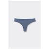Tezenis Brasiliano In Cotone Organico Tinta Unita Donna Blu