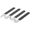 Yosoo Health Gear Set di Strumenti per Scultura in Argilla, 4 Pezzi in Acciaio Inossidabile per Rifinitura di Ceramica Strumenti per Intaglio di Ceramica per Scultura in Argilla Coltello per
