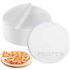 WEGREAT Carta da forno rotonda: WEGREAT 200 fogli da 28 cm, carta da forno, carta antiaderente, teglia da forno, pellicola per pizza, forno, padella, barbecue, friggitrice ad aria