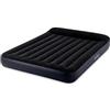 Intex 64143 - Materasso Gonfiabile Dura-Beam Pillow Rest Classic Matrimoniale, PVC, Nero, 152x203x25 cm