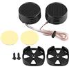 KIMISS Tweeter Stereo Auto Audio Altoparlante Automobile 12V 500W 98DB Mini Altoparlanti Tweeter Audio Stereo Auto 35mm Piccoli Altoparlanti Professionali Auto Tweeter Lettore Musicale Audio Piccolo