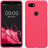 kwmobile Custodia Compatibile con Google Pixel 3a Cover - Back Case per Smartphone in Silicone TPU - Protezione Gommata - rosa shocking