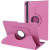 REY Custodia in similpelle girevole a 360° per SAMSUNG GALAXY S5e 10.5 (T720 - T725), Custodia protettiva, Rosa