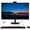 DREAMFYRE PC All-in-One da 27 Core i7 16 GB RAM 512GB SSD Desktop (Fino a 3,20 GHz) FHD Con Mouse e Tastiera WiFi Dual Band Bluetooth 4.2 Cablato Nero