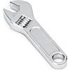 BORLTER CLAMP Chiavetta USB 64GB, Pen Drive USB a Forma di Chiave Retrò in Metallo per L'archiviazione Esterna Dei Dati, Argento