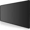 LL-COEUR XXL Nero Tappetino per Mouse Pad Gaming Computer Scrivania Office Mat (800 x 500 x 3 mm)