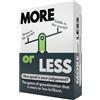 More or Less Gioco di carte in edizione originale - Quanto è buono il tuo giudizio? 2 giocatori+ | Adulti, adolescenti e bambini |