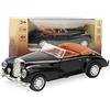 Tnfeeon Classico Modello 1:36 Mini Stimolazione Lega Classica Auto Sportiva Auto da Corsa con Luce Suono Modello Auto Giocattolo per Bambini Regali(Nero)
