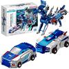Vibbang Trasformazione Auto Robot Giocattolo Regalo, Giocattoli, Pegasus Volanti Robot Giocattolo, Set di robot per auto unicorno con deformazione automatica, regalo di compleanno