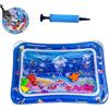 Generico Tappetino da gioco per gatti con sensore d'acqua spesso, tappetino rinfrescante per cani e gatti, letto ad acqua in PVC morbido e fresco, tappetino interattivo per interni (B)