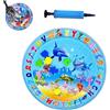 Generico Tappetino da gioco per gatti con sensore d'acqua spesso, tappetino rinfrescante per cani e gatti, letto ad acqua in PVC morbido e fresco, tappetino interattivo per interni (C)