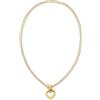 Tommy Hilfiger Jewelry Collana a Doppia Catena da Donna in Oro Giallo con un Pendente a Forma di Cuore - 2780968