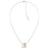 Calvin Klein Collezione REFINE da Donna Collana con Charm e Orecchini in Acciaio Inossidabile Bicolore