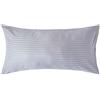 HOMESCAPES Federa 50 x 90 cm in percalle di cotone egiziano a 330 fili, federa rettangolare, colore: grigio