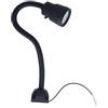 Qcwwy Apparecchi di Illuminazione Industriale, Asta Flessibile Universale Lampada a LED per Macchine Utensili a Controllo Numerico 24V 36V 5W Lampada Lavoro a LED Rotazione di 360
