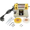 Spacnana Lucidatrice per Smerigliatrice Elettrica 350 W, Motore per Tornio Dentale per Gioielli, Scocca Solida, Eccellente Efficienza Termica, Dimensioni Ridotte, Adatta per Banco
