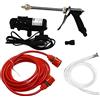 GLOGLOW Idropulitrice Elettrica 12V 100W, G1/2 Filettatura Esterna Pompa Elettrica Portatile per Idropulitrice Set Spruzzatore Acqua per Auto per Auto Biciclette Giardini Condizionatori