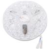 OVAQUIXI Sostituzione della Luce LED Ventola del Soffitto da 5,3 Pollici 15W 3CCT 3000K 4200K 6500K Funzione di Memoria Dimmerabile Base in Alluminio