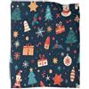 KWFYBEHZ Giorno Di Natale Coperta Decorativa in Super Morbida,per Divano E Letto,coperta Da Viaggio Leggera,morbida E Accogliente,Periodo Natalizio Copriletto 40x50inch(100x130cm)