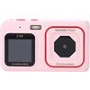 VBESTLIFE Fotocamera Digitale, Fotocamera per Vlogging Doppio Schermo Selfie da 72 MP 2,5K, Fotocamera Compatta Anti-vibrazione con Zoom 16X per Viaggi, Lauree (PINK)