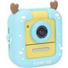 Bewinner Fotocamera a Stampa Istantanea per Bambini, Fotocamera Digitale da 48 MP 1920 X 1080P con Schermo da 2,4 Pollici, Fotocamera Digitale per Bambini con Stampa Termica per Foto e