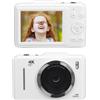 VBESTLIFE Fotocamera Digitale 4K per Fotografia, Fotocamera per Vlogging con Messa a Fuoco Automatica da 48 MP per YouTube, Videocamera da Viaggio Compatta con Zoom Digitale 16X e Schermo