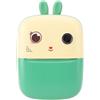 Tbest Piccola Fotocamera di Stampa 1080p 80MP Micro Portatile 2 Telecamere Stampa di Foto Bianche Istantanea per Studenti e Creativi (GREEN)