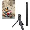 Yanmis Asta Selfie Invisibile, Asta Selfie Estensibile da 120 Cm con Treppiede Retrattile, Ideale per Fotografie a 360 Gradi per Fotocamere Sportive Come X4, X3, ONE X2