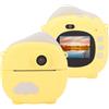 Oreilet Fotocamera con Stampa Istantanea per Bambini, Macchina Fotografica Termica Bambini Giocattolo con Carta Stampabile 12MP Fotocamera Digitale per Selfie per Ragazze (32GB)