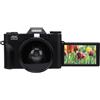 VELATEMOR Videocamera 4K, Fotocamera Digitale da 56 MP Zoom 16X, Touchscreen IPS, Scheda TF da 64 GB, Fotocamera Compatta Inquadra e Scatta con Supporto Trasmissione Wireless WiFi per Chat