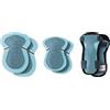 GLOBBER Set di protezioni per bambini Globber Gomitiere, ginocchiere e polsiere - Taglia XS
