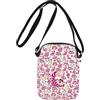 MYSOMY Borsa a tracolla con gatto del Cheshire, idea regalo per il gatto dello Stregatto, Gatto rosa scuro Regno Unito, 111