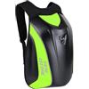 mjmoto Zaino da motociclista impermeabile in fibra di carbonio zaino rigido riflettente moto viaggio valigia, Verde, standard size, ciclismo, escursionismo, campeggio, arrampicata, viaggi, pesca