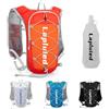 Lapluied 5L Zaino Trail Running Uomo/Donna 160g Ultraleggero, Gilet Corsa con 9 Tasche, Borraccia Morbida 500ml, Running Vest Regolabile per Trekking, Maratona, Ciclismo, Arancione