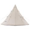 Naturehike Profound 9.6 Piramide Teepee Tenda in Cotone con Stufa Jack Antivento 5-8 Persona Tenda sul Tetto Facile da Installare per Famiglia Campeggio all'Aperto (Oro Quicksand)