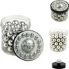 A.C.I.L. Premium Aluminum Balls in 50 caliber - 12.5mm Precision-Machined Projectiles (50pcs) - Solid Aluminum Ammo for HDR & HDP Pistols - Reusable, Polished Finish