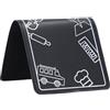 Zerodis Accessori Essenziali per il Viaggio in Aereo per Volare Porta Cellulare con Patta Flessibile Supporto Flessibile per Tablet per Scrivania Letto Tapis Roulant Casa in Volo (BLACK)