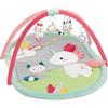 Fehn coperta attività 3D arco di gioco Aiko e Yuki - Tappeto da gioco con 5 giocattoli rimovibili da afferrare - per neonati e bambini a partire da 0+ mesi - come regalo per la nascita