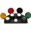 YUYTE 4 Dish Watch Oil Dip Tool, Kit Professionale di Strumenti di Riparazione Orologi, Set di 4 Piatti Porta Olio in Lega di Alluminio per Orologiai, con Coperchio Antipolvere, Durevole