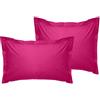 Nuit Des Rêves Lussuoso set di federe Oxford (2 pezzi), rosa antico, 80 x 80 + 5 cm, 100% cotone Ranforce, 155 fili, chiusura a busta, lavabile in lavatrice a 30 °C