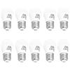 JANDEI - Confezione da 10 lampadine LED mini G45, attacco E27, 7W per lampade da soffitto, sistemi di illuminazione, Natale, applique decorative, lampade da tavolo, ufficio, (Bianco Caldo 3000K)