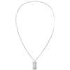 Tommy Hilfiger Jewelry Collana con Pendente da Uomo in Acciaio Inossidabile con una Placca Incisa - 2790627