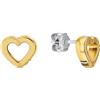 Tommy Hilfiger Jewelry Orecchini a Perno da Donna in Oro Giallo a Forma di Cuore - 2780972