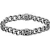 HUGO BOSS BOSS Jewelry Braccialetto a Catena da Uomo Collezione DOUBLE B ABSOLUTE in Acciaio Inox con Charms Doppi B - 1580742M, BRACELET