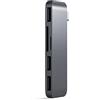 SATECHI Adattatore hub combinato 3 in 1 USB-C in alluminio con 3 porte USB 3.0 e lettore Micro/SD, per MacBook Pro/Air M2/M1, iPad Pro/Air M2/M1, Mac Mini M2 e iMac M1 - Grigio Siderale