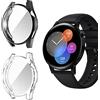 ToVioc Cover Compatibile con Huawei Watch GT 3 42mm Custodia Full Protezione, [2 Pezzi] [Anti-Graffio] Shell con Pellicola Protettiva per Huawei Watch GT 3 42mm - Nero & Trasparente