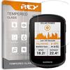 REY Pack 3X Pellicola salvaschermo per Garmin Edge 840 - Edge 540, Vetro temperato, di qualità Premium