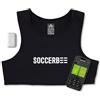 SOCCERBEE - Lite2 - GPS Tracker e gilet per il monitoraggio delle attività di atleti sportivi all'aria aperta come calcio, calcio, rugby, hockey e lacrosse (extra small)