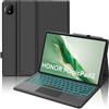 JADEMALL Tastiera con Trackpad per Honor Magic Pad 2 12.3 2024, Italiana QWERTY Tastiera Retroilluminata Bluetooth con Touchpad per Tablet Honor Magic Pad 2 2024, Nero