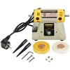Fafeicy Levigatrice elettrica per smerigliatrice elettrica 220V 350W con spina europea, per levigare e lucidare il legno, Lucidatrice / Sigillatrice Per Smalti